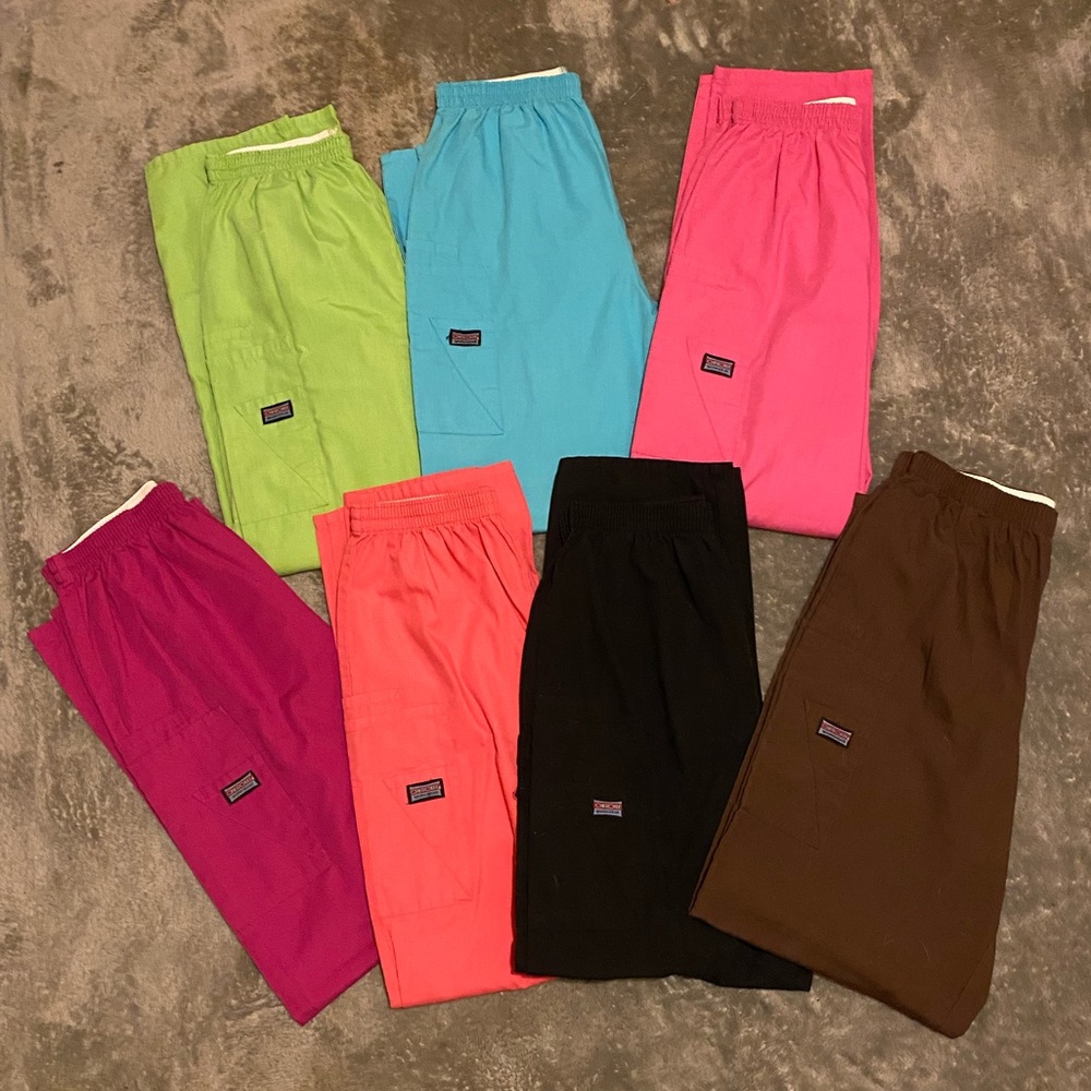 Cherokee Lot Size Small Scrub Pants Multiple Color